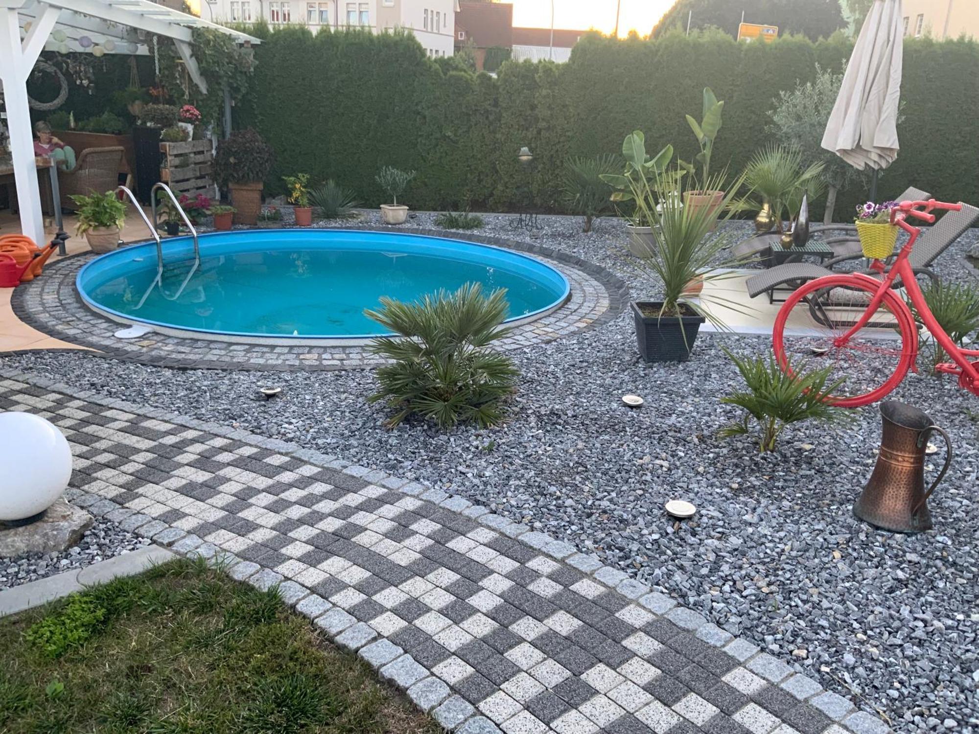 Ferienhaus Luebke, Gartenblick Mühlhausen Exteriör bild