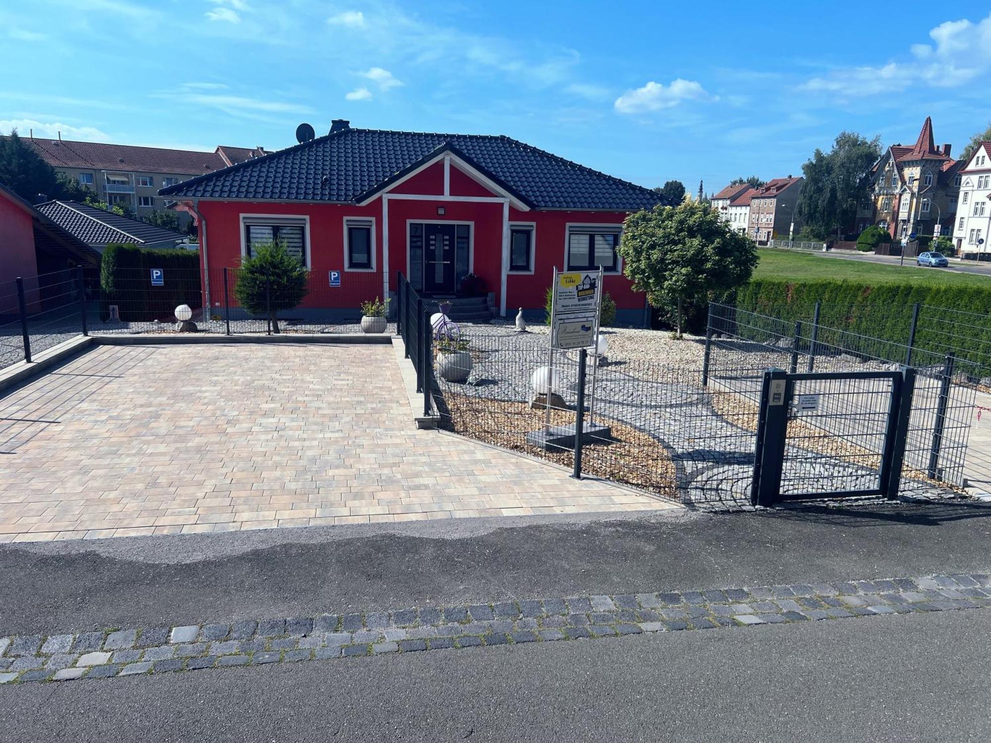 Ferienhaus Luebke, Gartenblick Mühlhausen Exteriör bild